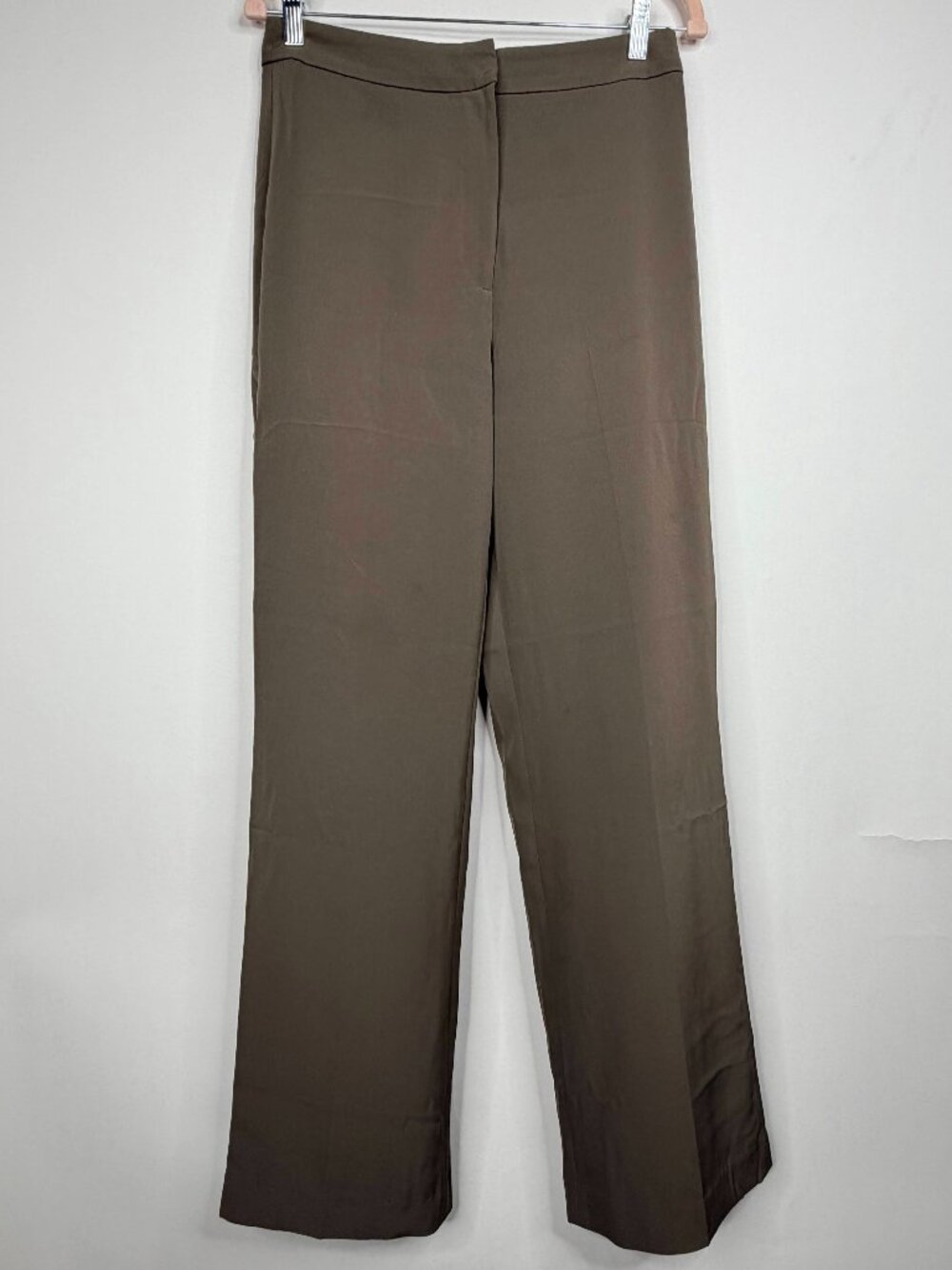 2/$30 H&M Tailored High Waisted Wide Leg Work Pant Taupe Brown 6 #A4495 - Picture 3 of 7